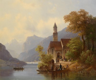 On the Way Home from Sunday Mass by Anton Doll